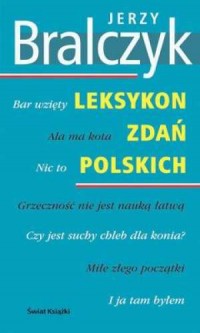Leksykon zdań polskich - okładka książki