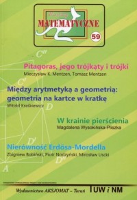 Miniatury matematyczne 59 Pitagoras - okładka podręcznika