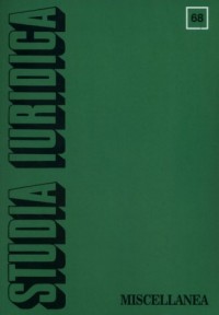 Studia Iuridica 68. Miscellanea - okładka książki