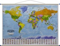 Świat mapa ścienna polityczna 1:30 - okładka książki
