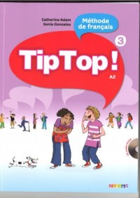 Tip Top 3. A2 podręcznik   CD - okładka podręcznika