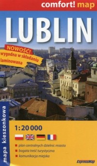 Lublin mapa kieszonkowa 1:20 000 - okładka książki