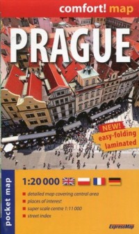 Prague pocket map 1:20 000 - okładka książki