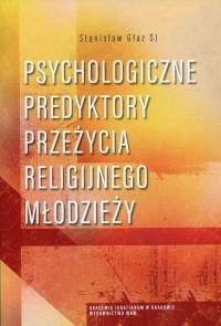 Psychologiczne predyktory przeżycia - okładka książki