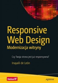 Responsive Web Design Modernizacja - okładka książki