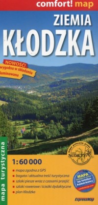 Ziemia Kłodzka mapa turystyczna - okładka książki