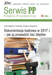 Serwis Prawno-Pracowniczy 8/17. - okładka książki