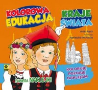 Kolorowa edukacja Kraje świata - okładka książki
