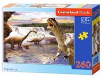 Puzzle 260. Dinozaury w wodzie - zdjęcie zabawki, gry