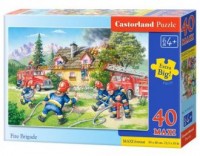 Puzzle 40 maxi strażacy - zdjęcie zabawki, gry