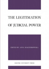 The Legitimation of  Judicial Power - okładka książki