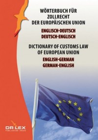 Dictionary of customs law of European - okładka książki