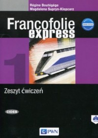 Francofolie express 1. Zeszyt ćwiczeń - okładka podręcznika