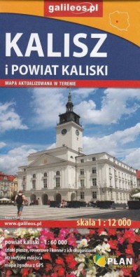 Kalisz i powiat kaliski 1:12 000 - okładka książki