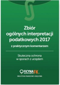 Zbiór ogólnych interpretacji podatkowych - okładka książki