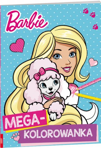 Barbie Mega Kolorowanka Ameet Księgarnia Internetowa Poczytajpl