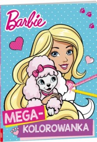 Barbie. Mega-kolorowanka - okładka książki