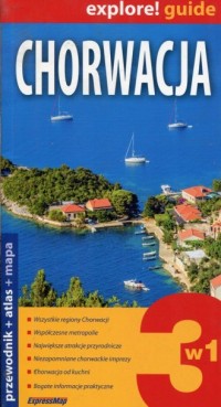 Chorwacja (przewodnik + atlas + - okładka książki