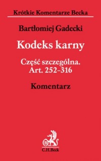 Kodeks karny. Część szczególna. - okładka książki