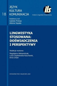 Lingwistyka stosowana: doświadczenia - okładka książki
