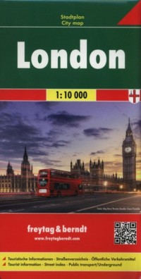 Londyn plan miasta 1:10 000 - okładka książki