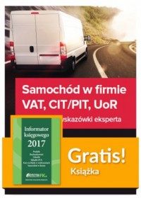 Samochód w firmie VAT PIT/CIT UoR - okładka książki