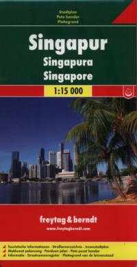 Singapur mapa miasta 1:15 000 - okładka książki