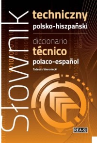 Słownik techniczny polsko-hiszpański - okładka podręcznika