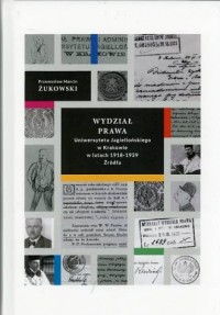 Wydział prawa Uniwersytetu Jagiellońskiego - okładka książki