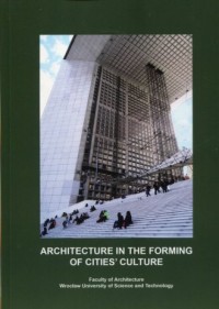 Architecture in the Forming of - okładka książki
