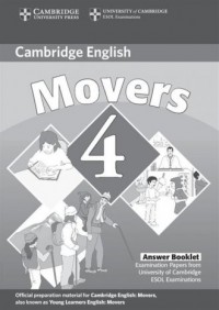 Cambridge English Movers 4 Answer - okładka podręcznika