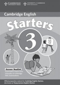 Cambridge English Starters 3 Answer - okładka podręcznika