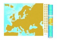 Europa mapa zdrapka 1:9 000 000 - okładka książki