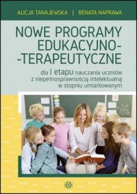 Nowe programy edukacyjno-terapeutyczne. - okładka książki