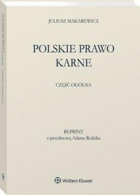 Polskie prawo karne. Część ogólna - okładka książki