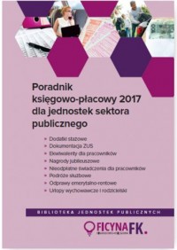 Poradnik księgowo-płacowy 2017 - okładka książki