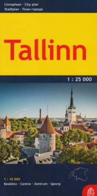 Tallinn plan miasta 1:25 000 - okładka książki