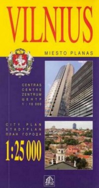 Wilno plan miasta 1:25 000 - okładka książki