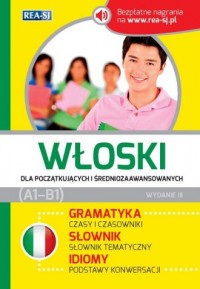 Włoski dla początkujących i średniozawansowanych - okładka podręcznika