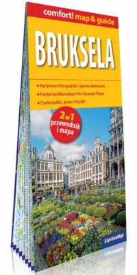 Bruksela comfort! map&guide. 2w1: - okładka książki