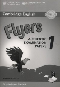 Cambridge English Flyers 1 Authentic - okładka podręcznika