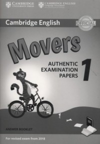 Cambridge English Movers 1 Authentic - okładka podręcznika