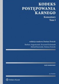 Kodeks postępowania karnego. Komentarz. - okładka książki