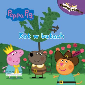Kot w Butach. Świnka Peppa. Pewnego - okładka książki