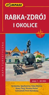Rabka-Zdrój i okolice mapa turystyczna - okładka książki