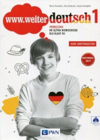 www.weiter deutsch 1. Szkoła podstawowa. - okładka podręcznika