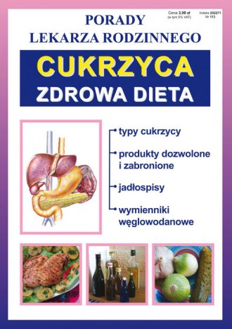 Cukrzyca. Zdrowa dieta. Porady - okładka książki