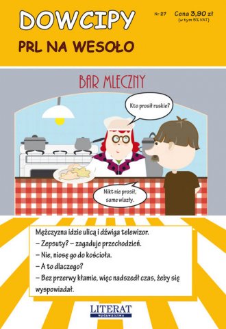 Dowcipy. Nr 27 PRL na wesoło - okładka książki