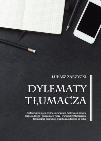 Dylematy tłumacza. Zastosowanie - okładka książki