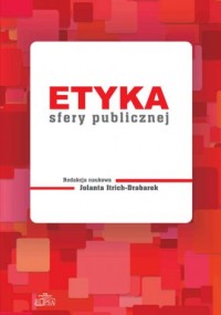 Etyka sfery publicznej - okładka książki